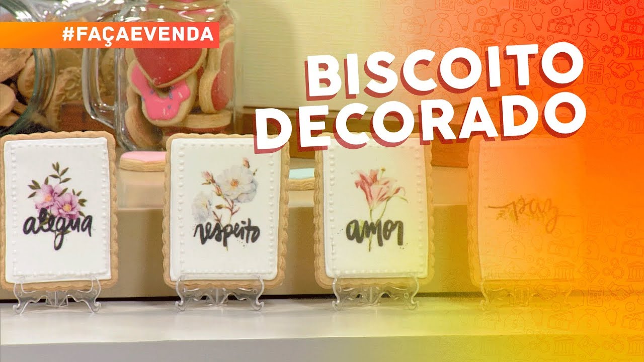Biscoitos decorados por Kelma Gual