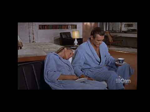Dr No (1962) Bond and Honey Rider drugged by coffee
