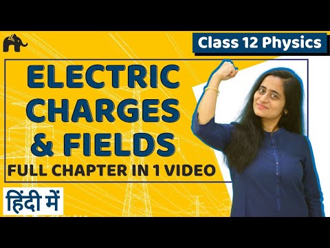 Electric Charges and Fields Class 12 Physics | NCERT Chapter 1 | CBSE NEET JEE | One Shot |हिंदी में