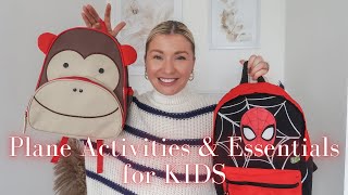 PLANE & TRAVEL BAGS FOR KIDS | TODDLER & 5 YEAR OLD | ACTIVITIES & ESSENTIALS | ellie polly