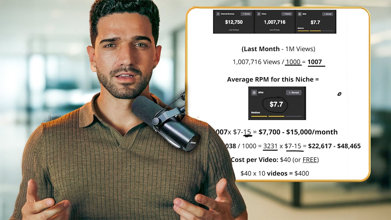 I Used AI to Clone a Faceless Channel That Made $22,000 With 10 Videos (It Actually Worked)