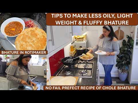 Family Fav Street-Style Chole Bhature at Home with Roti Maker Hack - Day In Life of Indian Homemaker