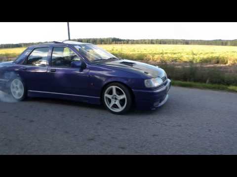 ford sierra turbo burnout