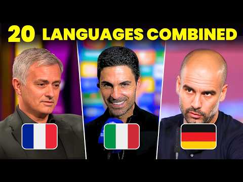 Arteta, Guardiola & Mourinho SPEAKING EVERY Language!