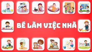 Learn Housework Vocabulary 👩‍👧 | English Housework Words for Kids | Oh Vui Kids