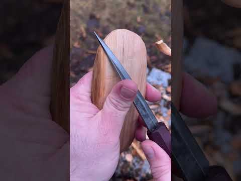 Fighting the post-Christmas depression. #bushcraft #asmr #woodcarving #christmas