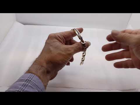 14 Karat Yellow Gold Men's ID type custom bracelet