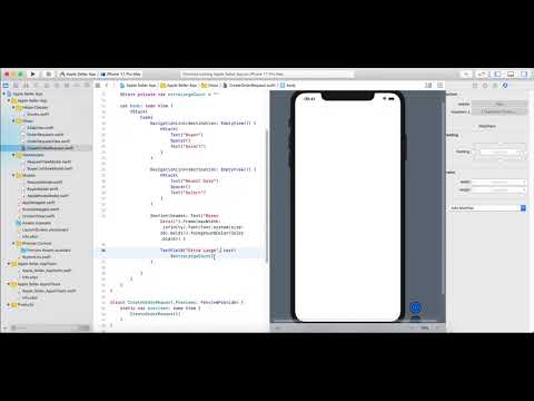 Use of form, section, text field and button in swift ui