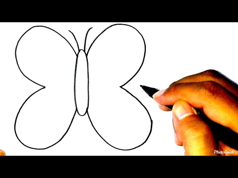 , title : 'Cara Menggambar Kupu kupu Yang Mudah - Cuma 5 Menit Jadi'