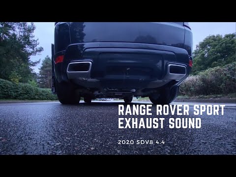 2020 Range Rover Sport 4.4 SDV8 Exhaust Sound
