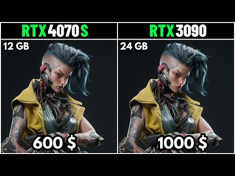NVIDIA RTX 4070 SUPER VS NVIDIA RTX 3090 - TEST IN 20 GAMES AT 1080P , 2K , 4K