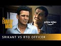 Why Srikant Slapped The RTO Officer The Family Man Manoj Bajpayee Amazon Prime Video Shorts
