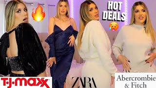 HUGE TJMAXX, ZARA, ABERCROMBIE & FITCH TRY-ON HAUL