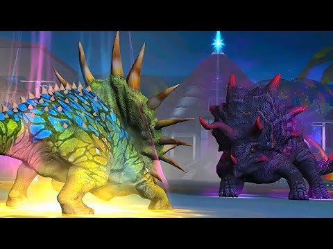 TRICERATOPS VS VULCAN 19 WORLD EVENT BOSS | JURASSIC WORLD THE GAME