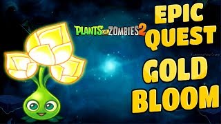 Plants Vs Zombies 2-Epic Quest Premium Seeds Gold Bloom All Steps {1 To 8} Non PowerUp Walkthrough