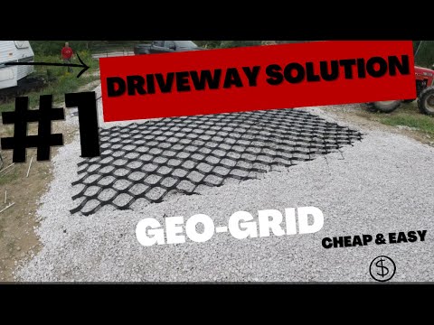 Driveway alternative, Geogrid Driveway