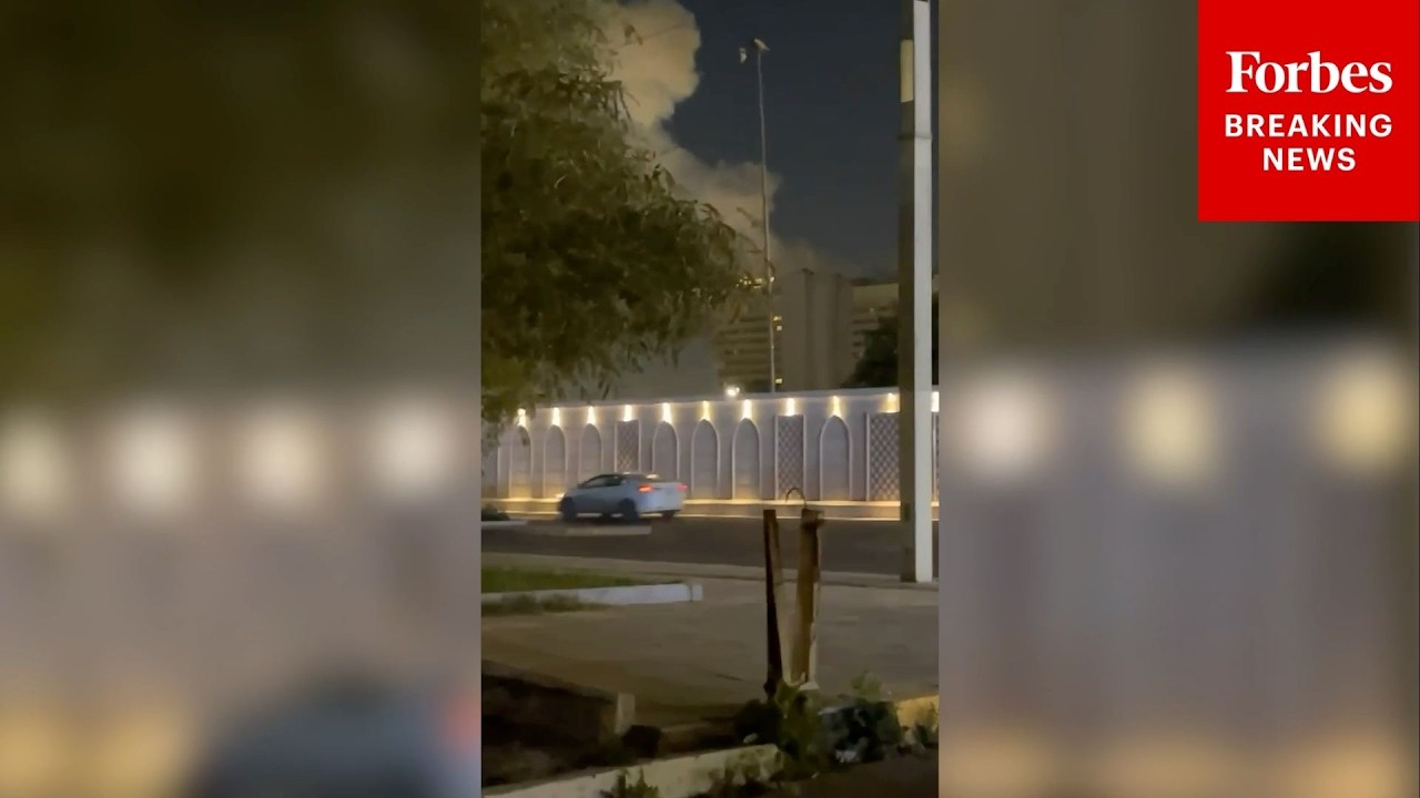Video | Loud Explosions Can Be Heard Across Baghdad, Iraq Including Near Where The US Embassy Is Located