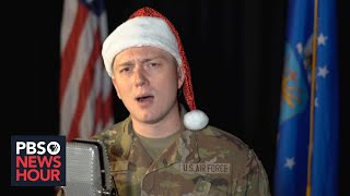 U.S. service members sing classic Christmas carol ‘What Child is This?&#39;