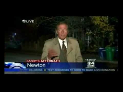 Newton MA Halloween 20121031 WBZ News at 11