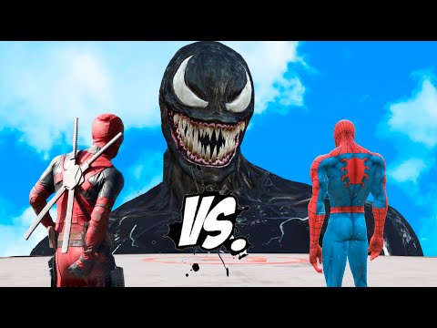 Venom vs Spider-man & Deadpool - Epic Cinematic Battle