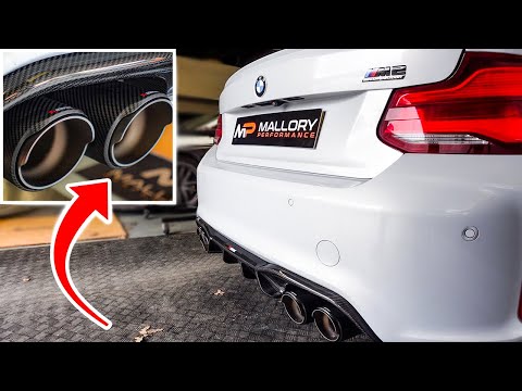 AKRAPOVIC EXHAUAST FITTED TO AN BMW M2 COMPETITION