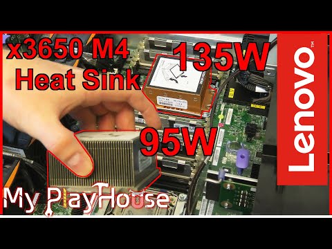 Better Cooling in two Lenovo x3650 M4 - 135W TDP - 957