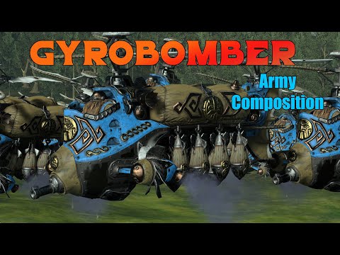 Dwarf army composition / doomstack - Gyrobombers in Immortal Empires