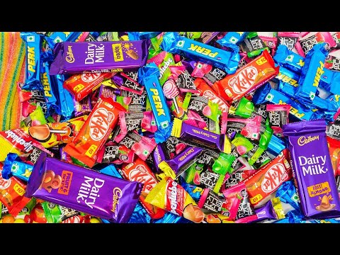 LOT'S OF CANDIES, KINDER JOY SURPRISE EGGS AND MORE CHOCOLATE | MOUTH WATERING VIDEO