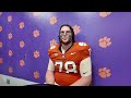 Clemson offensive tackle Blake Miller Post game interview after huge win over FSU