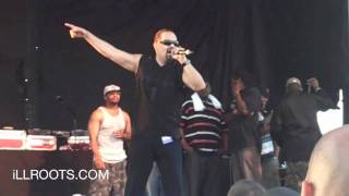 Ice-T Shit Talking &amp; Freestyling At Rock The Bells NY