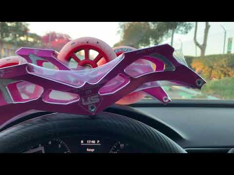 Flying Eagle UltraSonic 125 pink frame Lazerwheelz 125mm 88a