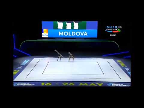 MOLDOVA - JUNIORS TRIO Aerobic Gymnastics European Championships 2019
