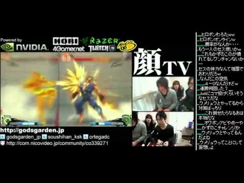 2011-12-16 SSF4 AE Ver.2012 KAO-TV  Kazunoko(Seth) VS Itabashi(Zangief)  Nekojita(Abel)