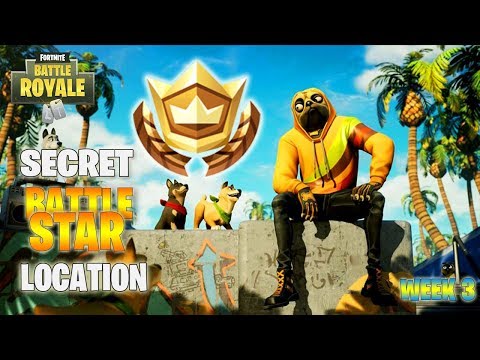 FORTNITE SEASON 9 WEEK 3 SECRET BATTLE STAR LOCATION GUIDE