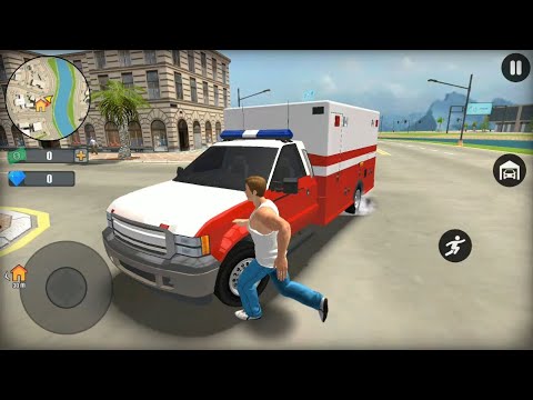 Go To Town 6: New 2021 #2 Driving To Home On Police Car - Huge Open City  - GTA 6 Android Gameplay