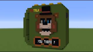 How To Make The Faztalker From "Five Nights at Freddy's 2" In Minecraft