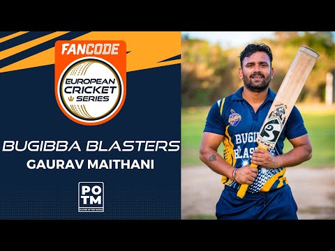 POTM: G.Maithani - Match 12 - AUM vs BBL | Highlights | FanCode ECS Malta, 2022 Day 3 | ECS22.638