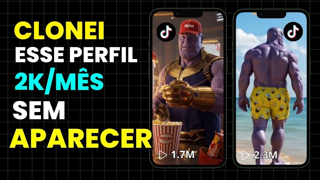 Como Clonei um Perfil Dark com IA GRÁTIS e Fiz um TikTok Viral (Passo a Passo!)