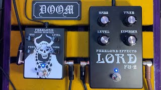 Video thumbnail for Fuzzlord Effects combo FU-2 + DARK MASTER | Doom | Stoner Doom | Sludge by PedalTVchannel