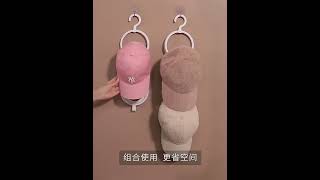 Vešiak na čiapky a šály - biely