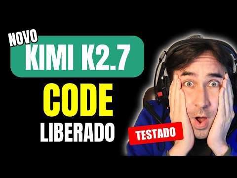 NOVO Kimi k2.7 Code Liberado | Será Que a China Vai Lançar um Modelo Por Mês Agora?