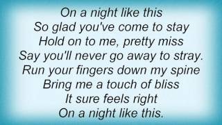 Los Lobos - On A Night Like This Lyrics