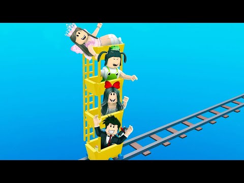 4-STORY TOWER TRAIN | Roblox - Never Ending Cart Ride