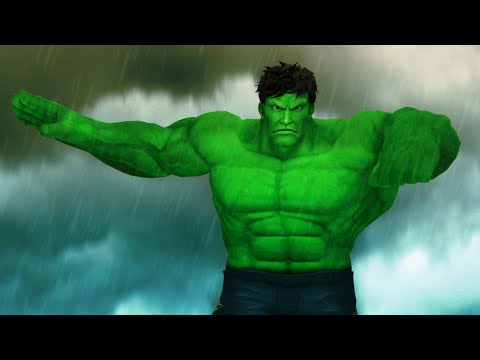 The Incredible Hulk 3d Model - Walk Cycle (360° Showcase)