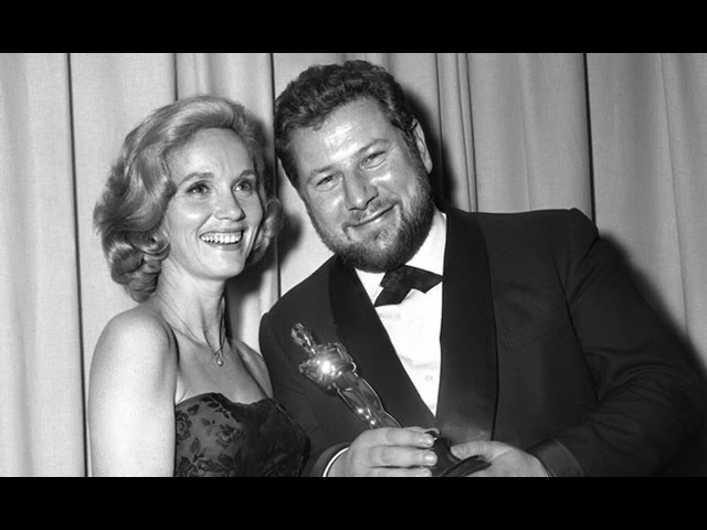 Peter Ustinov winning Supporting Actor for "Spartacus"