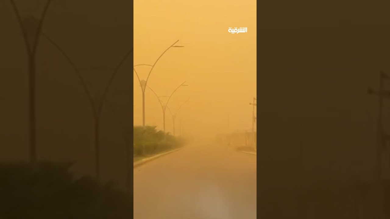 فيديو | عاصفة ترابية تضرب مناطق غربي الأنبار