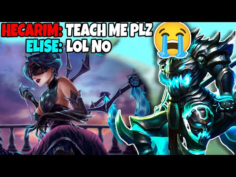 Rank 1 Elise Jungle makes Hecarim go 0/8 in RANKED!
