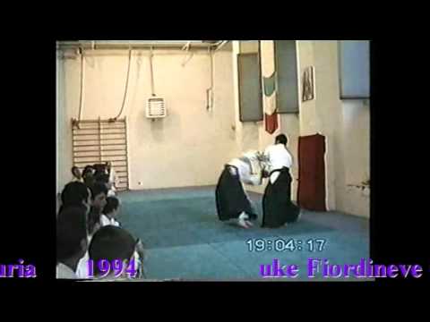 Aikido - Hosokawa Sensei + Kurihara Sensei Lauria -
