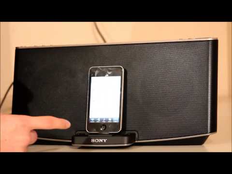 Sony X series RDP-X200iP speaker dock with Bluetooth, review and sound test.