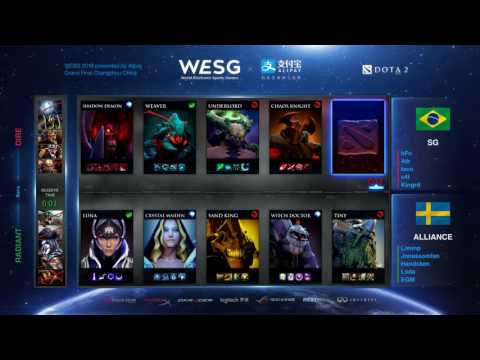 WESG 2016 Grand Final DOTA2 Day3 Alliance vs SG #2(en)  HD